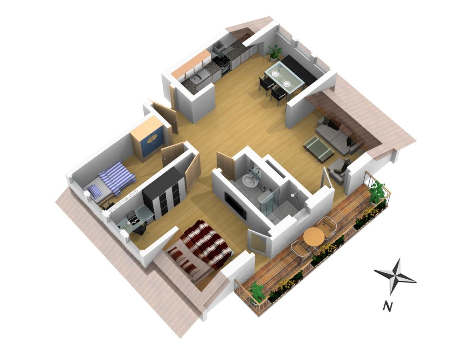 Baude III - Loewenbaude Braunlage Apartment Room photo